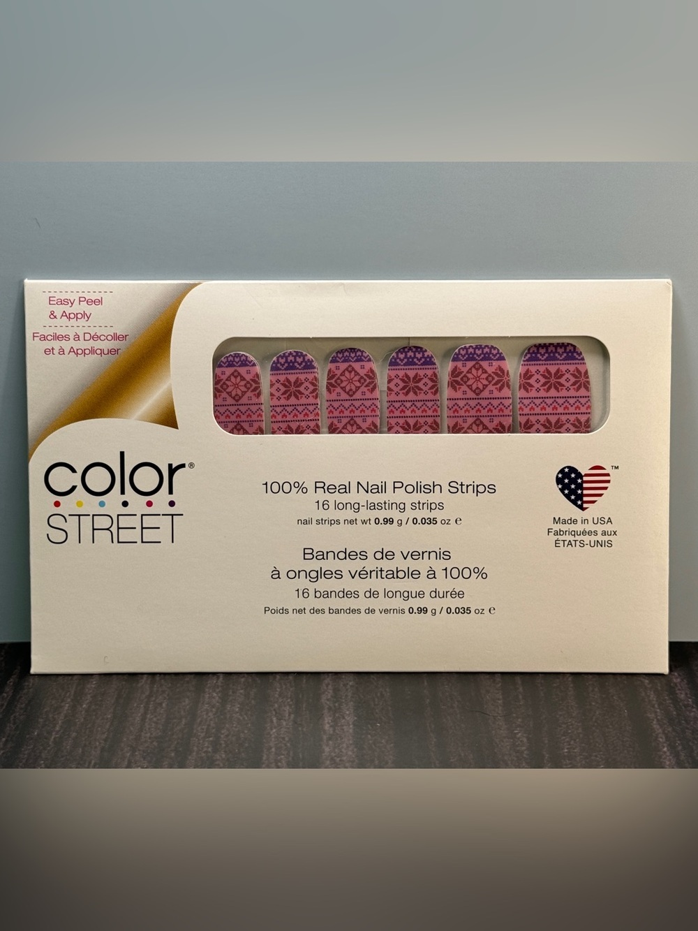 Color Street 100% Nail Polish Strips (Cozy Knits) New/Sealed